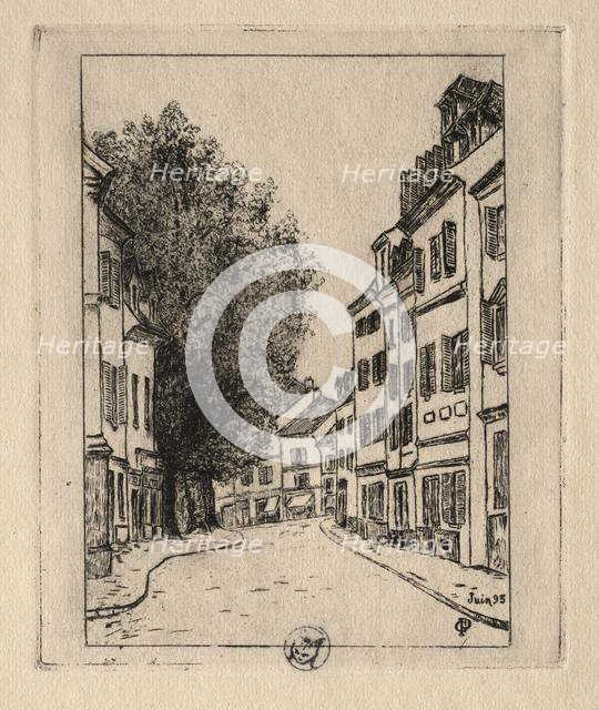 Six Etchings: Notre Dame, Pontoise, 1895. Creator: Paul Gachet (French, 1828-1909).