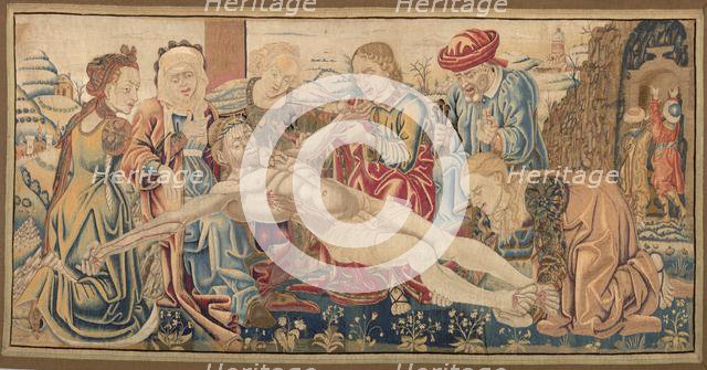 Altar Frontal with the Lamentation, c. 1474. Creator: Cosimo Tura (Italian, c. 1430-1495), attributed to ; Rubinetto de Francia (Italian, active 1457-1483).