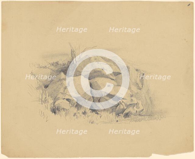 Rocks, 1839. Creator: James Goodwyn Clonney.