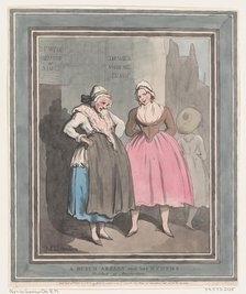 A Dutch Abbess and her Nymphs, April 4, 1796., April 4, 1796. Creator: Thomas Rowlandson.