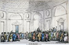 Interior view of the Bank of England, City of London, 1792.                          Artist: Thomas Rowlandson