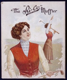 The 'Rico' Muffler, adverting poster, c1890. Artist: Unknown