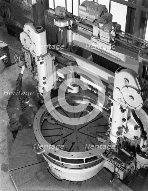 Checking finished castings at AT Green & Sons Ltd foundry, Rotherham, South Yorkshire, 1963. Artist: Michael Walters