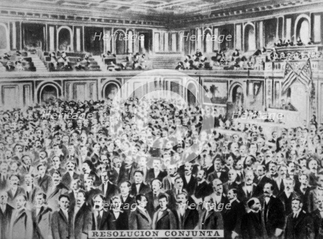 Joint Resolution, (1898), 1920s. Artist: Unknown