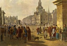 The Castlegate, Aberdeen, In 1800, 1800. Creator: Hugh Irvine.