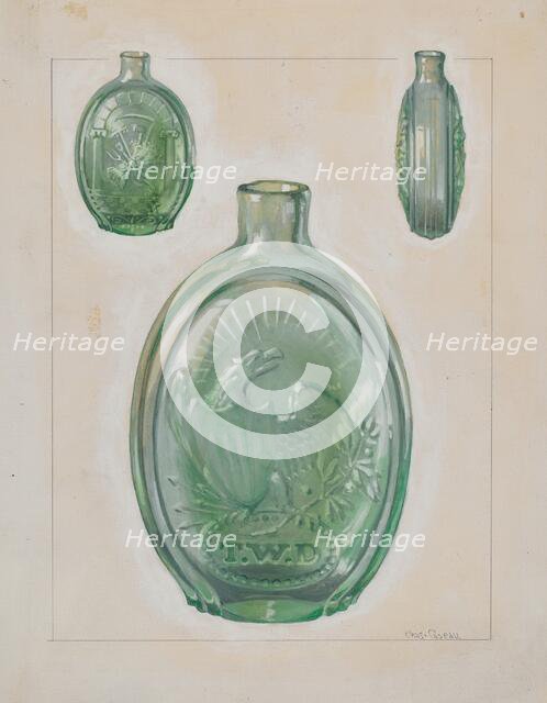 Flask, c. 1936. Creator: Charles Caseau.