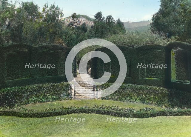 "Piranhurst," Henry Ernest Bothin house, 371 Cold Spring Road, Montecito, California., 1917. Creator: Frances Benjamin Johnston.