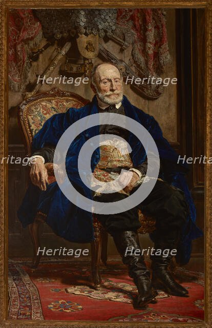 Portrait of Piotr Moszynski, 1874. Creator: Jan Matejko.