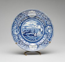 Plate, 1825/30. Creator: Enoch Wood & Sons.