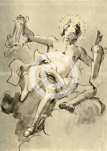 'Apollo', c1757, (1928). Artist: Giovanni Battista Tiepolo.