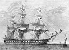 H.M.S. Duncan, flagship at Sheerness, 1874. Creator: Unknown.