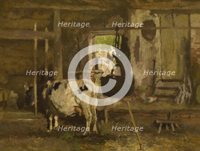 Stable Interior, late 19th-early 20th century. Creator: Adriaan Joseph Heymans.