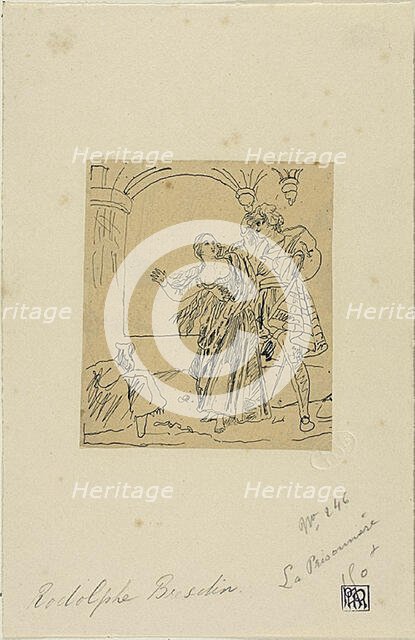 The Prisoner, n.d. Creator: Rodolphe Bresdin.