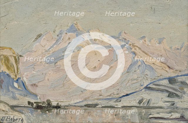 The Sun over Lofoten. Study, 1920. Creator: Anna Katarina Boberg.