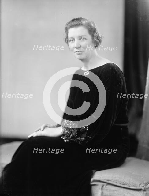 Marx, George, Mrs. - Portrait, 1933. Creator: Harris & Ewing.