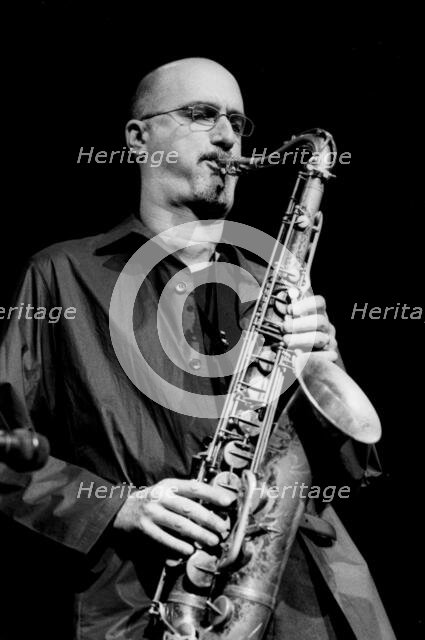 Michael Brecker, Cambridge Corn Exchange, 2000. Creator: Brian Foskett.