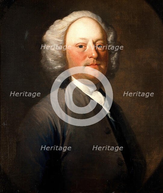 Edmund Watson (1696-1774), physician at Stockport, c1730s. Creator: Hamlet Winstanley.