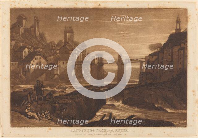 Lauffenbourgh on the Rhine, published 1811. Creator: JMW Turner.
