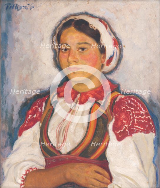Woman from Luzná, 1938. Creator: Stefan Polkorab.