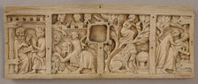 Plaque from Casket, French, first half 19th century, 14th century style (?). Creator: Unknown.