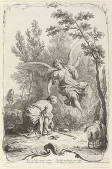 Moses and the Burning Bush, c. 1745. Creator: Joseph Wagner.