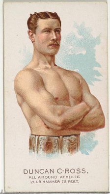 Duncan C. Ross, All Around Athlete, from World's Champions, Series 2 (N29) for Allen & Gin..., 1888. Creator: Allen & Ginter.