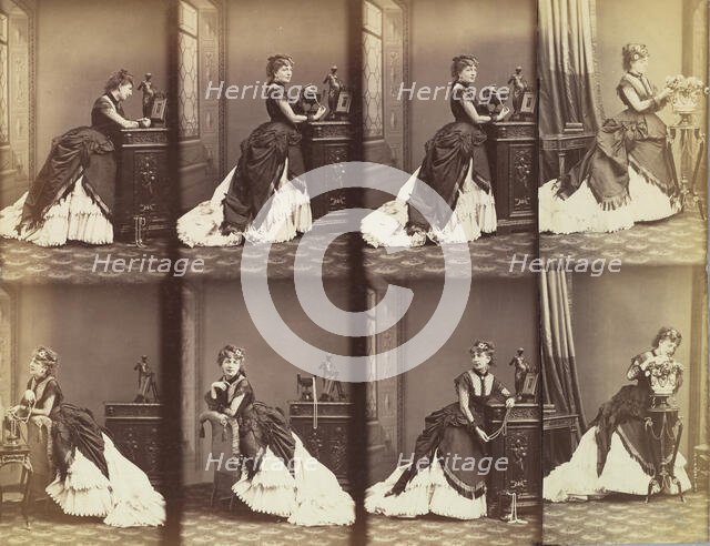 Rosalie Léon, 1866. Creator: André-Adolphe-Eugène Disdéri.