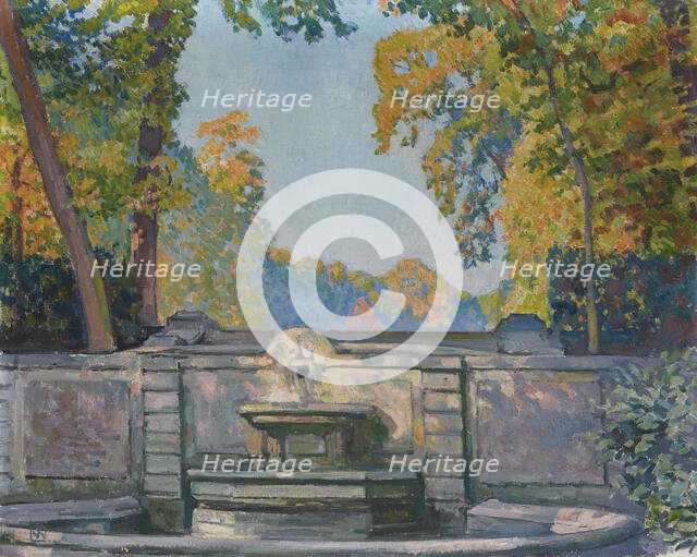 Fountain, ca 1917-1922. Creator: Rysselberghe, Théo van (1862-1926).