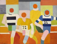 Les Coureurs (The Runners), 1930. Creator: Delaunay, Robert (1885-1941).