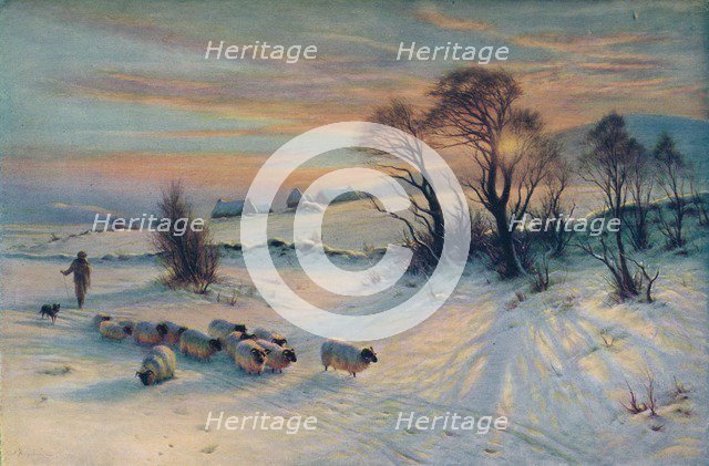 The Winter's Glow, 19th century, (1913). Artist: Joseph Farquharson