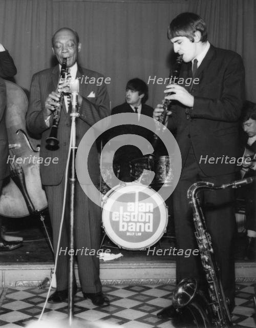 Edmond Hall,Andy Cooper, Billy Law and Alan Elsdon Band, 1966. Creator: Brian Foskett.