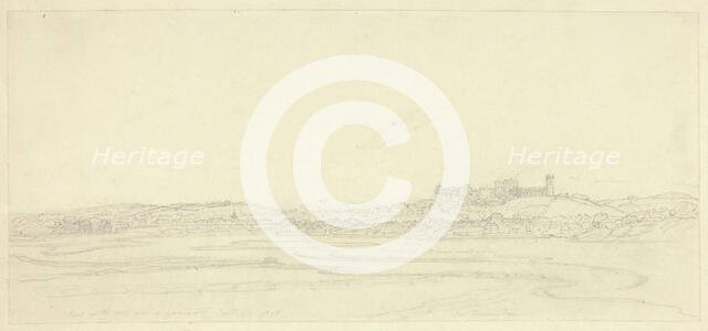 East North East View of Lancaster, 1808. Creator: Joseph Farington.