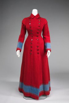 Dressing gown, probably European, 1885-90. Creator: Unknown.