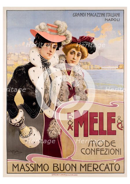 Mele & Ci. Mode Confezioni, 1900. Creator: Beltrame, Achille (1871-1945).