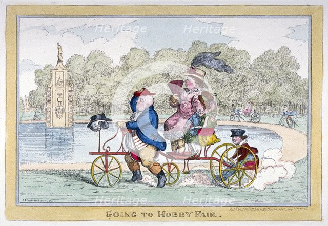 'Going to Hobby Fair', 1835.                                            Artist: Isaac Robert Cruikshank