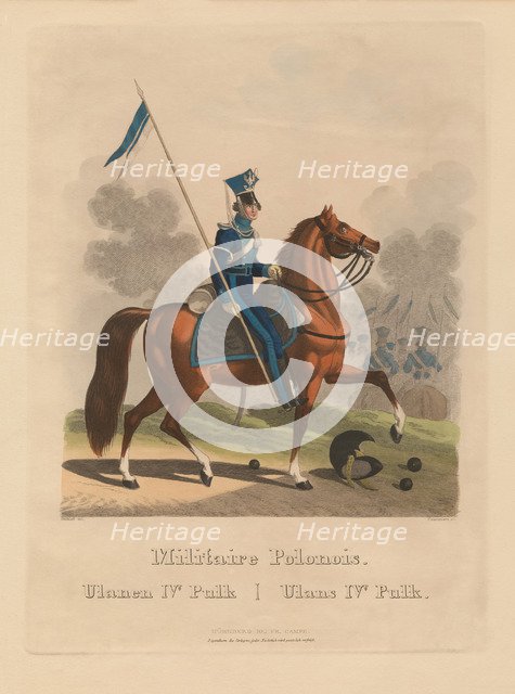 The Polish Army 1831: Uhlans of the 4th Pulk, 1831.