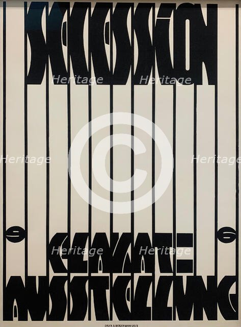 Secession Plakat Ausstellung (Secession poster exhibition), 1912. Creator: Eck, Ernst (1879-1941).