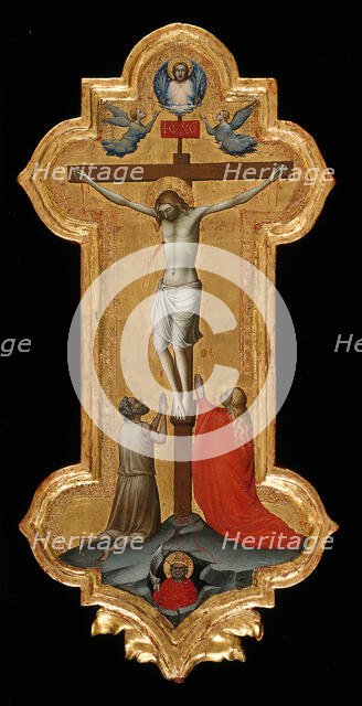 Processional Cross with Saint Mary Magdalene and a Blessed Hermit, 1392/95. Creator: Lorenzo Monaco.