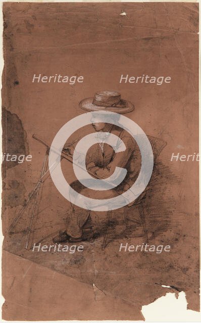 Portrait of John Ross Key, 1854-55. Creator: James Abbott McNeill Whistler.