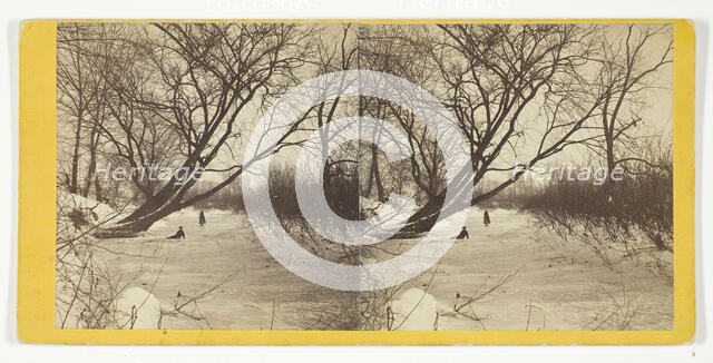 Winter Lane in the Country, 1875/99. Creator: Unknown.