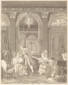 Le Billet doux, 1778. Creator: Nicolas Delaunay.