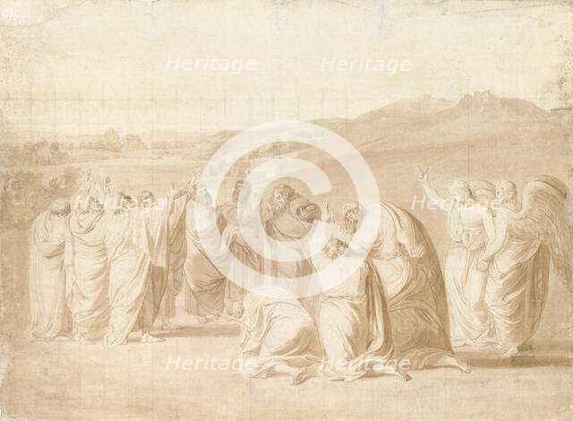 Study for "The Ascension", 1774. Creator: John Singleton Copley.