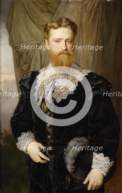 Portrait Of Karl Lueger (1844-1910) In Historical Costume, 1876. Artist: Nigg, Hermann (1849-1928)