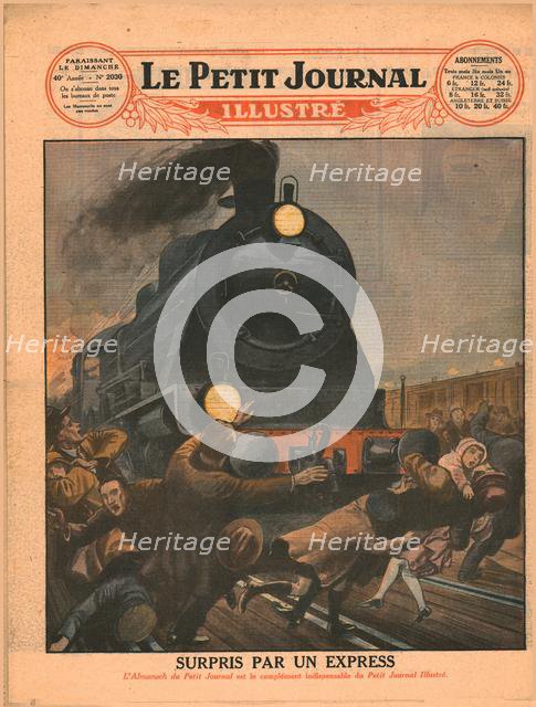 Surpris Par Un Express, 1929.  Creator: Unknown.