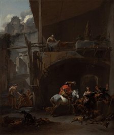 The Return from the Hunt, 1660s. Creator: Nicolaes Berchem.