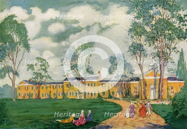 Doughoregan Manor, near Ellicott City, Maryland, USA, c18th century (1921).Artist: James Preston