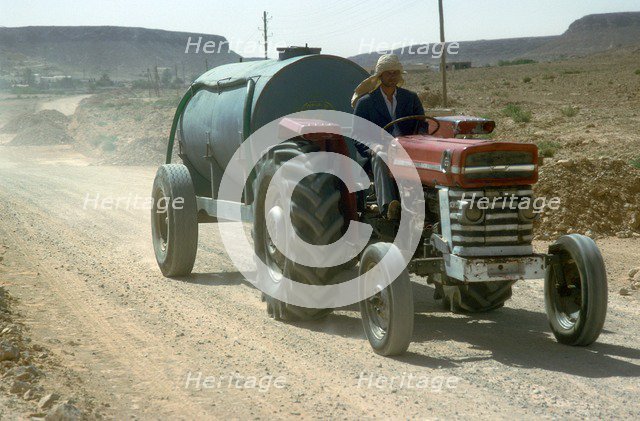 Road-building in Tunisia. Artist: Unknown