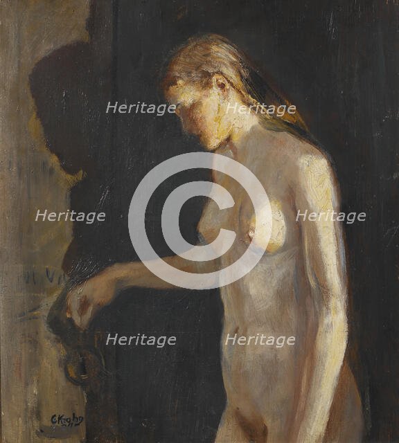 The Model. Creator: Christian Krohg.