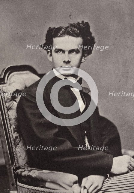 King Ludwig II of Bavaria, 1867. Artist: Joseph Albert
