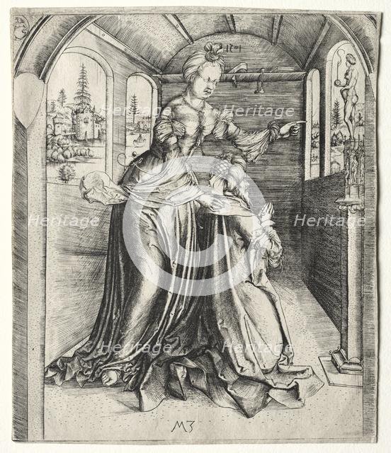 Solomon Worshipping Idols, 1501. Creator: Master MZ (German).